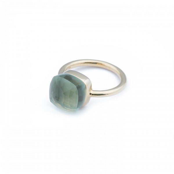 Green Amethyst Stackable Ring (11mm) available exclusively from Linzi Wann Jewelry
