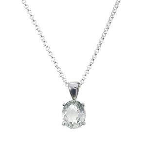 Green Amethyst Pendant available exclusively from Linzi Wann Jewelry