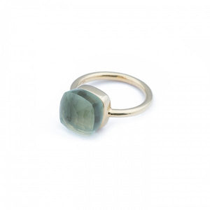 Green Amethyst Stackable Ring (11mm) available exclusively from Linzi Wann Jewelry