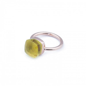 Lemon Quartz Stackable Ring available exclusively from Linzi Wann Jewelry