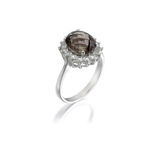 Smoky Quartz Ring available exclusively from Linzi Wann Jewelry