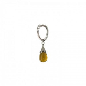 Whiskey Quartz Charm available exclusively from Linzi Wann Jewelry