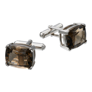 Smoky Quartz Cufflinks