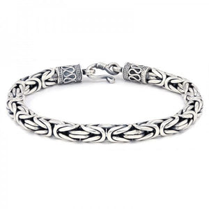 Sterling Silver Byzantine Bracelet available exclusively from Linzi Wann Jewelry